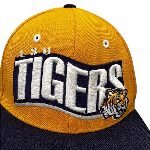 LSU Tigers Cap Hat Zephyr Yellow Purple SnapBack - Picture 7 of 7